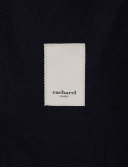 Lacivert Slim Fit Y_n Ka_mir Kar___ml_ Ceket - Cacharel фото 6