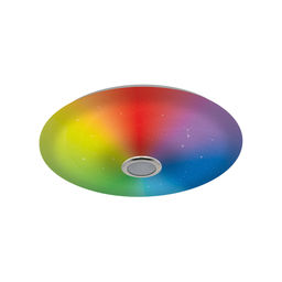 ULI-D291 72W/SW+RGB/50 MERCURY Cветильник светодиодный накладной. Диммируемый. Пульт ДУ (в/к). Встроенная Bluetooth колонка. Теплый свет(3000К)/Белый свет(4000К)/Дневной свет(6500К)/RGB. 5700Лм. TM Uniel - Volpe фото 13
