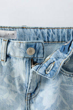 CICEKLI DENIM BERMUDA SORT - Zara фото 3