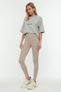 Tas Toparlay?c? Beli Lastikli Yuksek Bel Orme Tayt TWOAW20TA0087