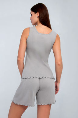 Арт. 9155/1 Пижама с шортами 42-50 (5 шт) Цвет:верх-серый, низ-серый - Калинка фото 10