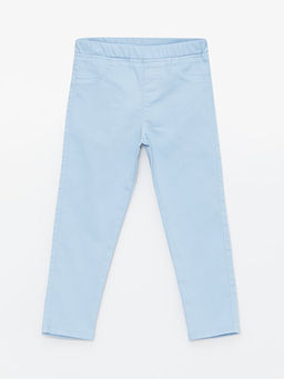 Beli Lastikli Basic K?z Bebek Tayt Pantolon