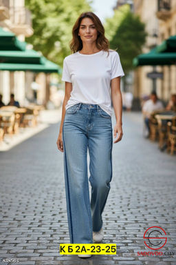 Джинсы с высокой посадкой