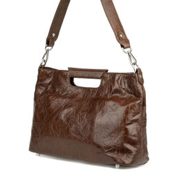 76200A brown, Женская кожаная сумка, Barcelo Biagi