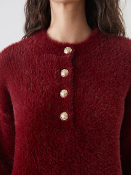 Bisiklet Yaka Kad?n Triko Kazak