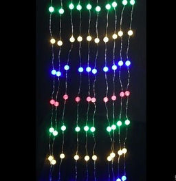 Гирлянда Штора Шарики 3,0*3,0 м - Ип лебедев о.ю фото 3