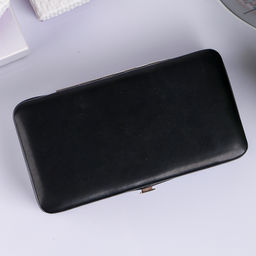 Шкатулка кожзам для украшений Мини чёрная 5,6х18,2х10,2 см - Simaland фото 4