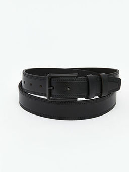 Deri G?r?n?ml? Erkek Kemer