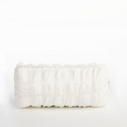 Косметичка на молнии женская, с подкладом, молочная - Simaland фото 3