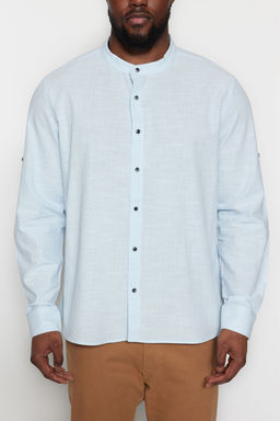 Mavi Regular Fit Rahat Hakim Yaka Basic Buyuk Beden Gomlek TMNSS23GO00093