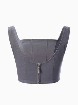 Корсет женский джинсовый MIST: Denim, размер 44, графит