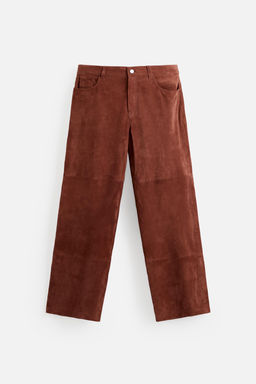 LIMITED EDITION SUEDE LEATHER TROUSERS