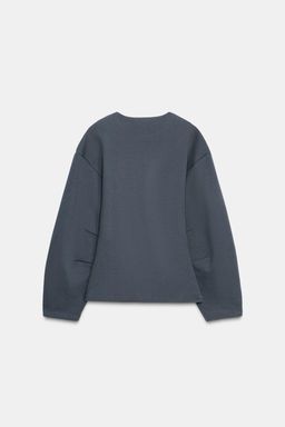 INTERLOCK TOP WITH DARTS - Zara фото 6