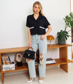 Пиджак #КТ9098, чёрный - Dommod фото 4