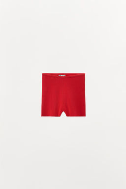 RIB KNIT SHORTS - Zara фото 3