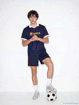 Шорты мужские Barcelona Regular Fit с вышивкой