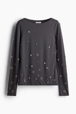 Top con cuentas - H&m фото 8