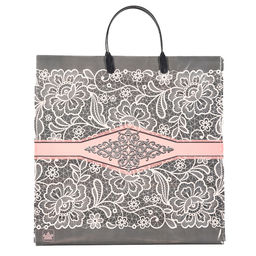 Цена за 9 шт. Пакет «Ницца», полиэтиленовый с пластиковой ручкой, 36×37 см, 110 мкм