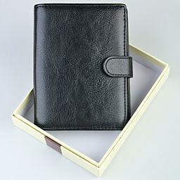 Обложка для документов 
 08.C-192_302B-418#-черный