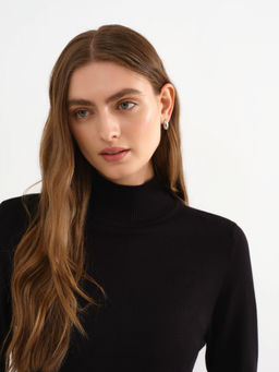 Conso/KTL 230634 - black Водолазка женская фото 2