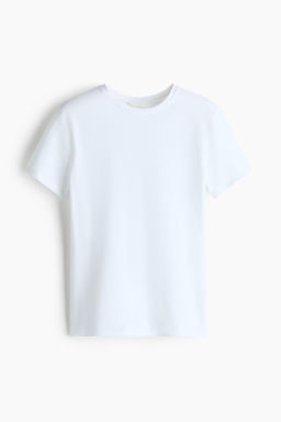 Camiseta entallada en mezcla de algod?n - H&m фото 2