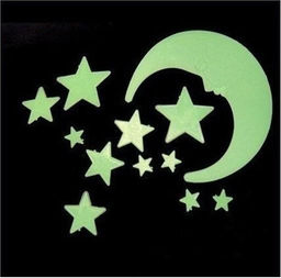 Набор светонакопителей Луна и звезды пластик. Упаковка полиэтилен. 903835