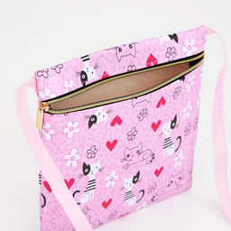 Сумка детская на молнии, цвет розовый - Simaland фото 3