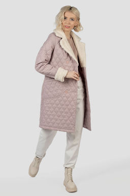 Пальто женское демисезонное(пояс) - El podio фото 2