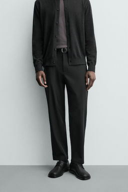 PANTAL?N REGULAR FIT CONFORT / Negro - Zara фото 2