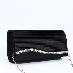 Сумка женская на магните, цвет чёрный