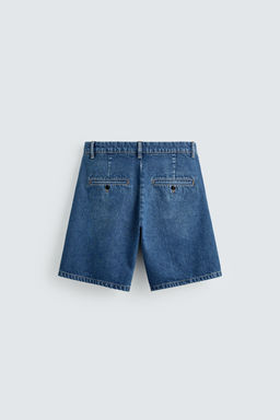 BERMUDA CHINO DENIM / Azul medio