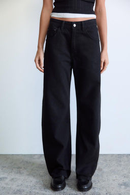 TRF CURVED HIGH-WAIST JEANS - Zara фото 3