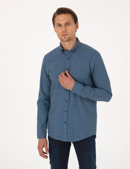 Mavi Slim Fit Uzun Kollu G_mlek - Pierre cardin фото 3