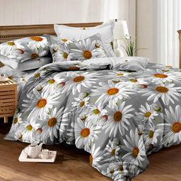 КПБ Поплин Эксклюзив - Ромашковый рай Семейный (нав.70х70)