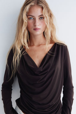 Top drapeado de punto - H&m фото 8