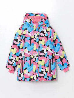 Kap??onlu K?z ?ocuk Kayak Montu