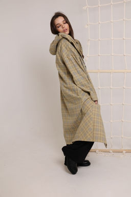 Плащ AMORI 2152 клетка  фото 2