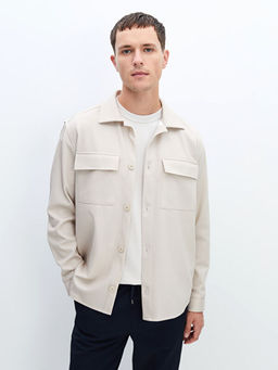 Regular Fit Uzun Kollu Erkek G?mlek Ceket