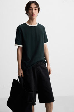 BAGGY FIT JOGGER BERMUDA SHORTS - Zara фото 6