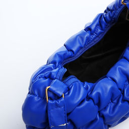 Сумка-багет на молнии, цвет синий - Simaland фото 5