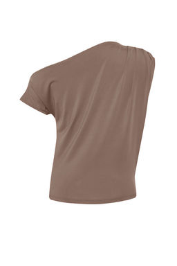 Vizon Regular/Normal Kal?p Asimetrik Yaka S?f?r Kol C?tc?tl? Esnek Orme Bluz TWOSS24BZ00396