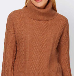 Пуловер, цвета папайи - Linea tesini фото 6