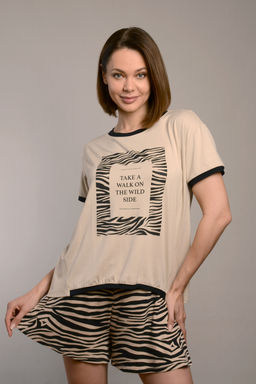 Костюм с шортами ЗЕБРА