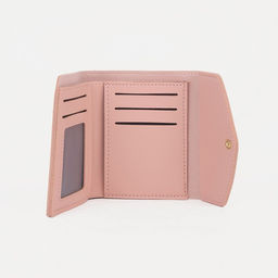 Кошелёк на кнопке, цвет розовый - Simaland фото 3