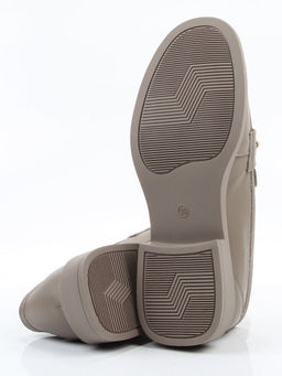 03-DEB106-4 KHAKI Лоферы женские (натуральная кожа)