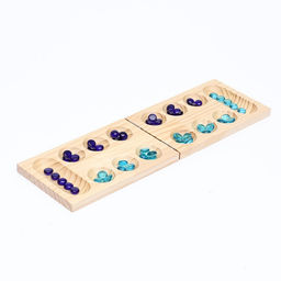 Настольная игра на логику «Калах. Манкала», 48 камней