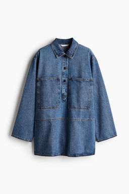 Camisa denim larga - H&m фото 5