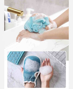 Набор мочалок, 3 предмета в пакете с завязками 9046504 - Yiwu youda import & export co фото 5