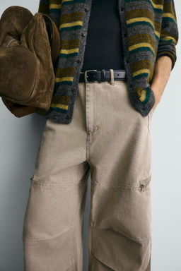 PARACHUTE CARGO TROUSERS - Zara фото 15