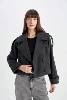 Куртка стандартного кроя со штампом - Defacto фото 4